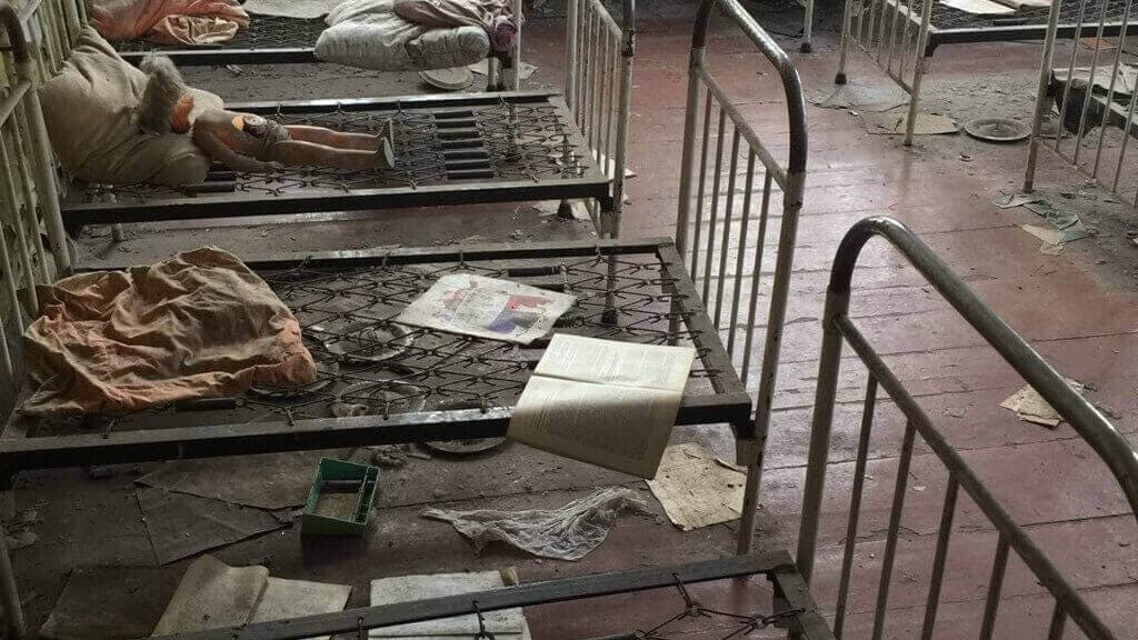 Pochowana wioska Kopachi w Czarnobylu
